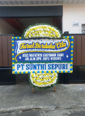 Papan Bunga Duka di Cikundul
